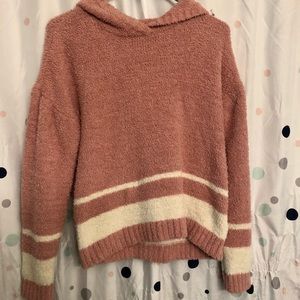 Kohls Cropped Hooded Sweater